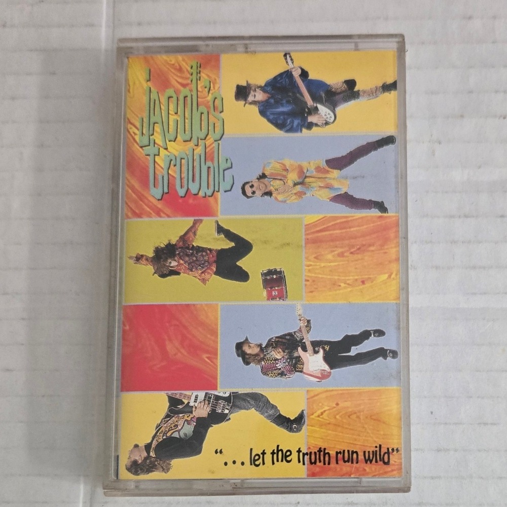 Vintage 1992 Jacobs Trouble Let The Truth Run Wild Cassette Tape Alarma Records
